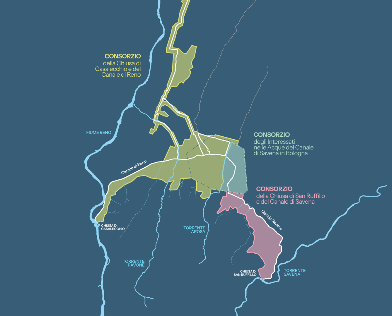 Mappa dei Consorzi